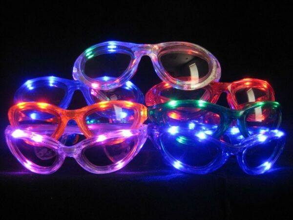 Flashing LED Sunglasses