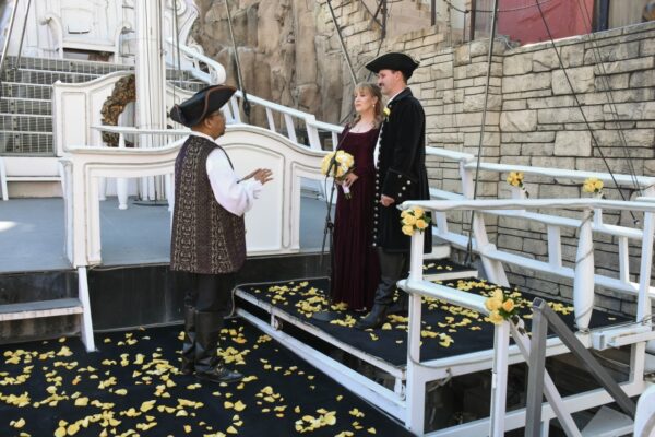 Happily Ever After on the TI Pirate Ship