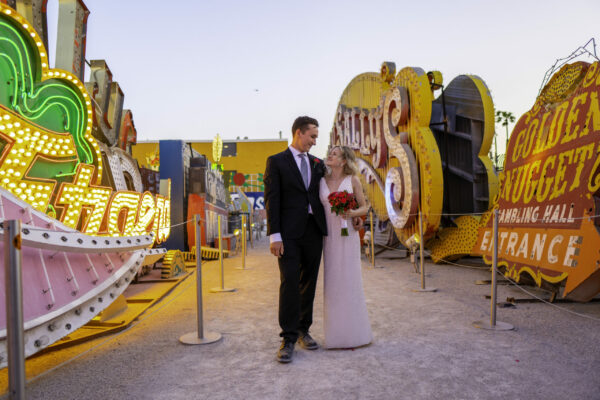Neon Museum Wedding and Photo Experience
