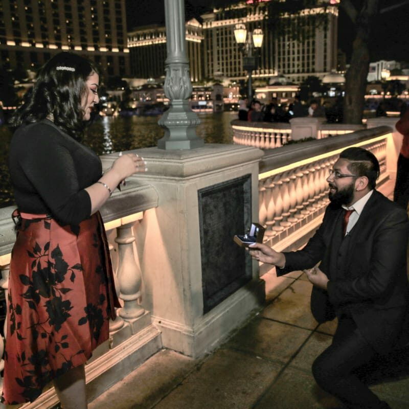 Eifel Tower Proposal - LV Wedding Connection