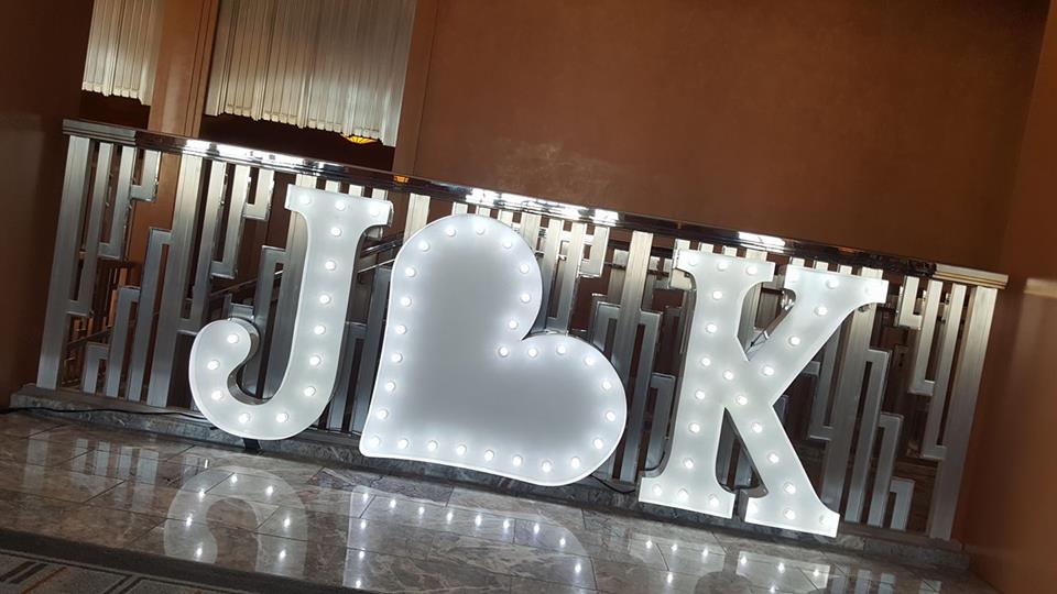 Marquee Letters - LV Wedding Connection