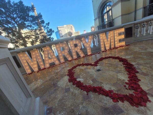 Bellagio Private “Marry Me” Proposal