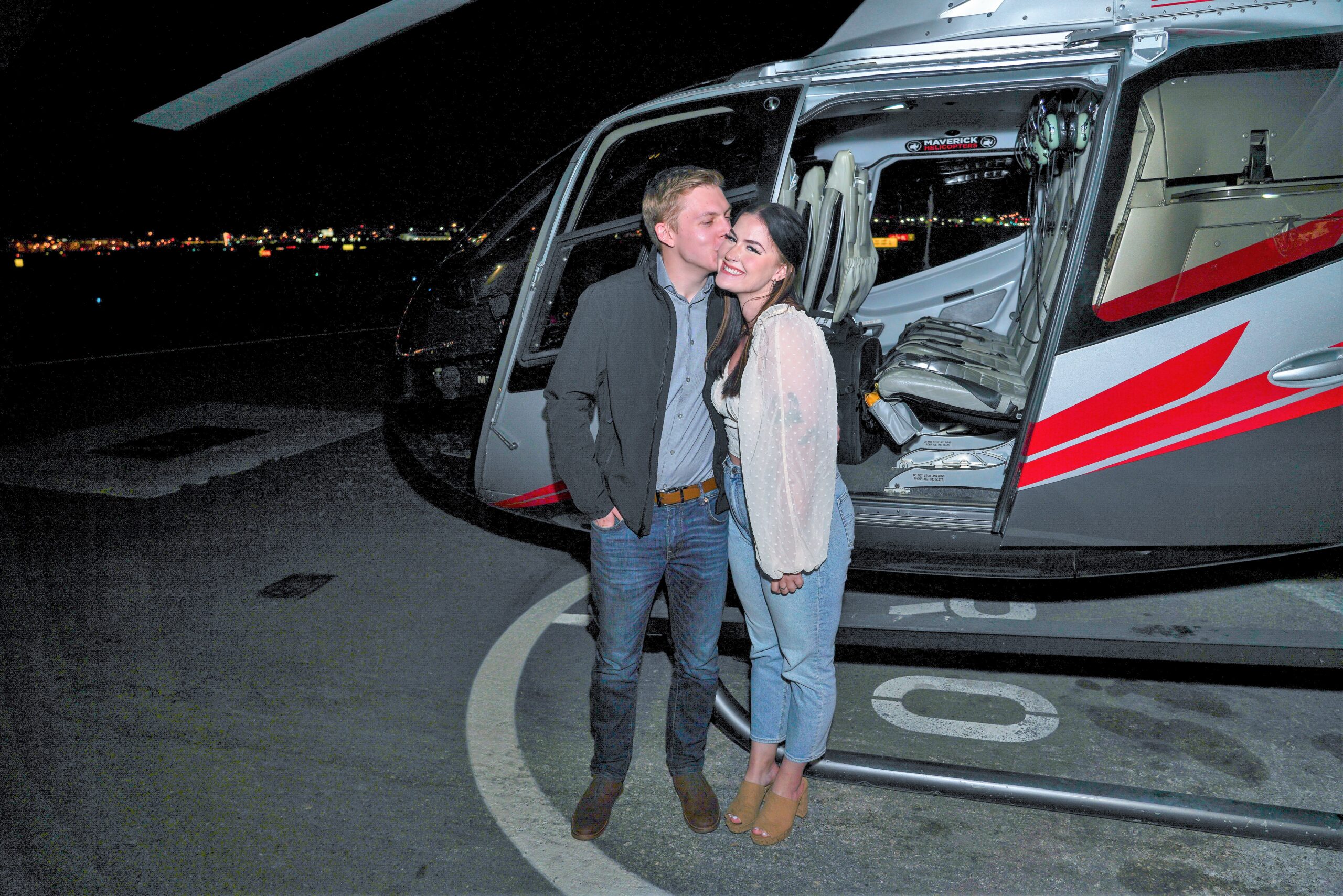 Dining and Romantic Strip flight Celebration