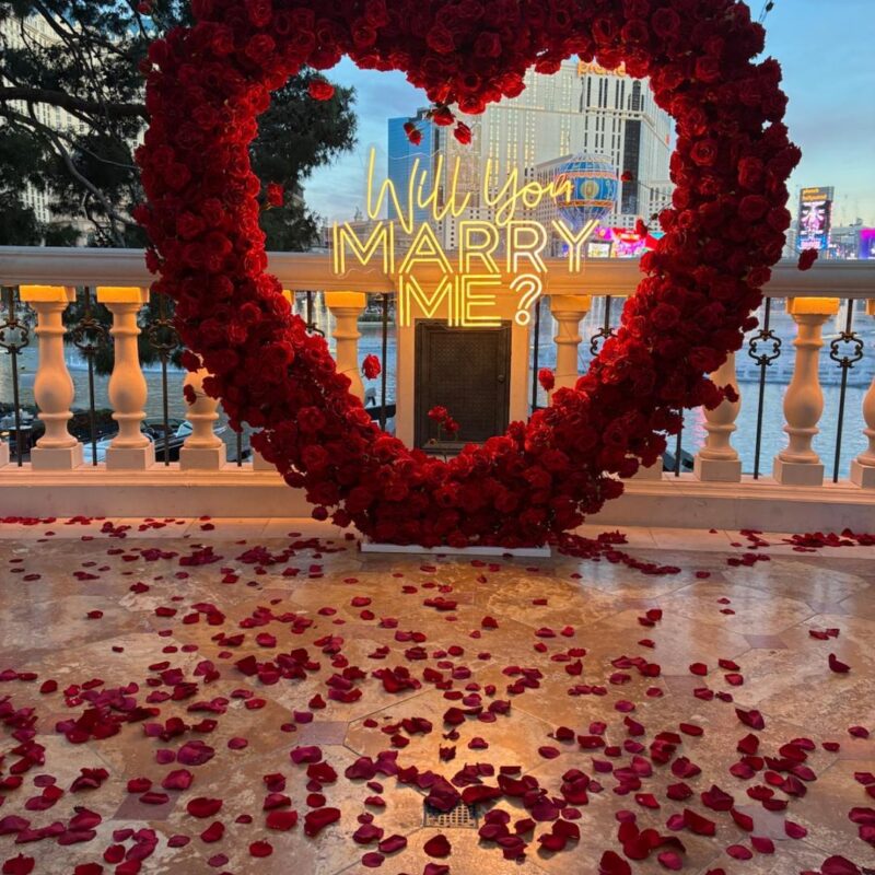 Private Dining Room Proposal and Romantic Dinner for Two