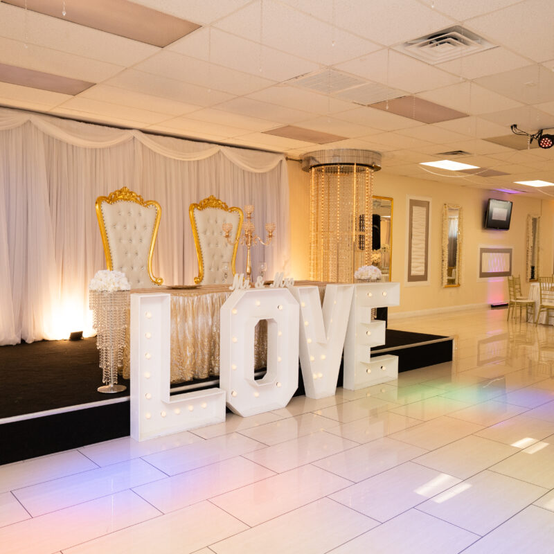 Crystal Hall Micro wedding package